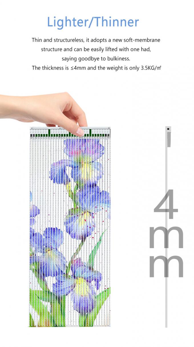 P20 P30 P40 LED Filmbildschirm Riesenglas Vorhang Wand Werbebildschirm 5