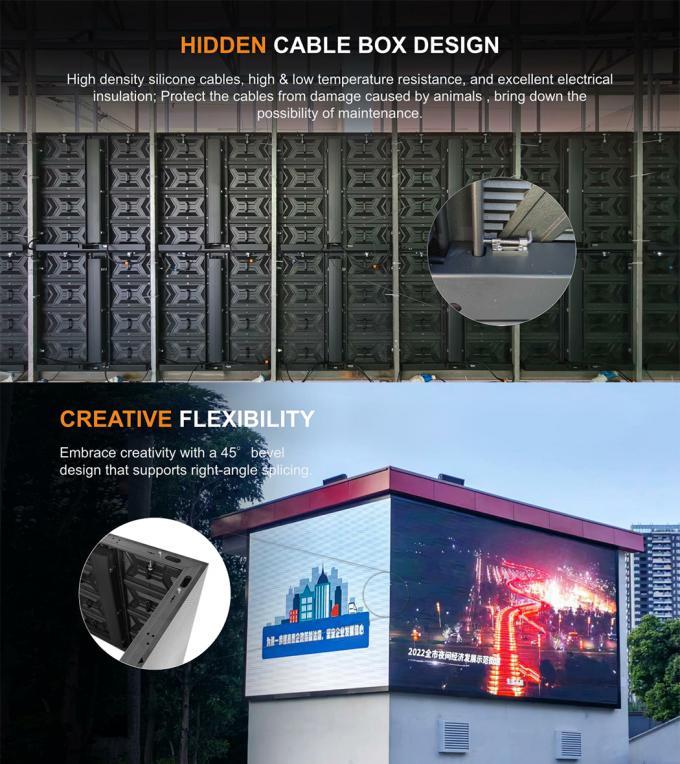 LED-Festbildschirm für den Außenbereich P3.91 P4.81 P6.25 P7.8 P10.4 3