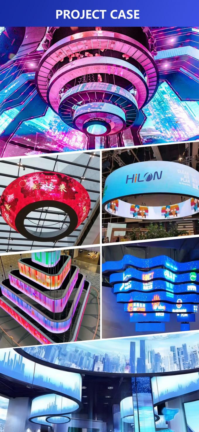 Innenarchitektur Kreativer LED-Display-Bildschirm zum Modernisieren von Büros und öffentlichen Räumen 9