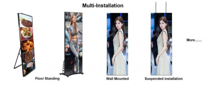 Aufklappbare LED-Plakate Portable Digital Video Werbeplakate Bildschirm Led-Plakate 3