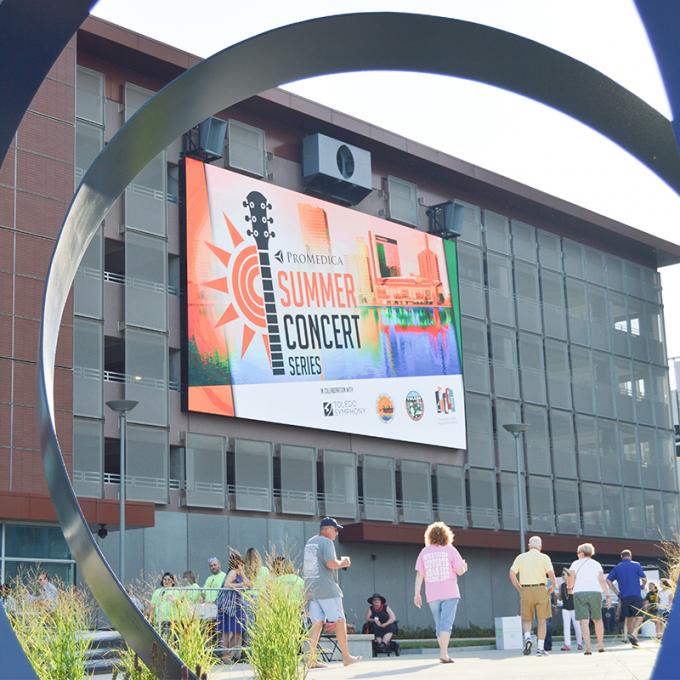 Outdoor SMD Led Display HD Vollfarbe P4 P5 P6 P8 P10 Led Video Wandbildschirm 0