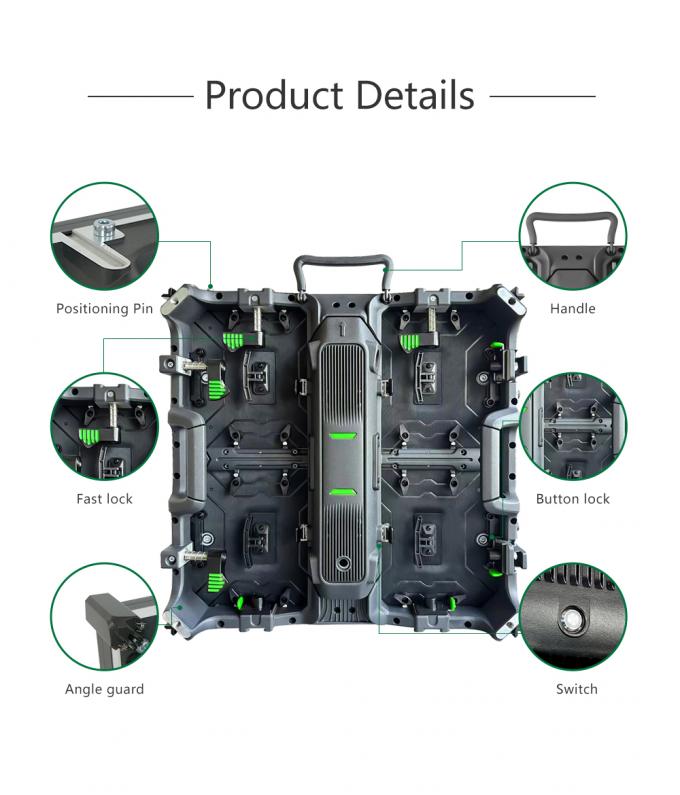 Vermietung von LED-Bildschirmen mit Hochleistungs-LED-Videowandbildschirm P2.5 P3 P4 P5 P6 Indoor Outdoor Led Display Screen 3