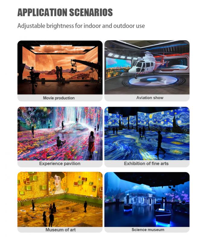 3D-LED-Bildschirm VFX VR VP XR Filmaufnahme Wand gekrümmter Led Video Wand HD Led Display Virtuelles Produktionsstudio 8