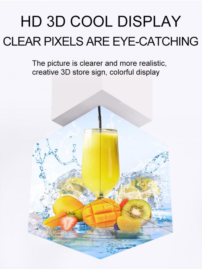 Cube LED Display P2.5 P3 P4mm Individualisierte Werbung für Einzelhandelsgeschäfte Cube LED-Bildschirm 0