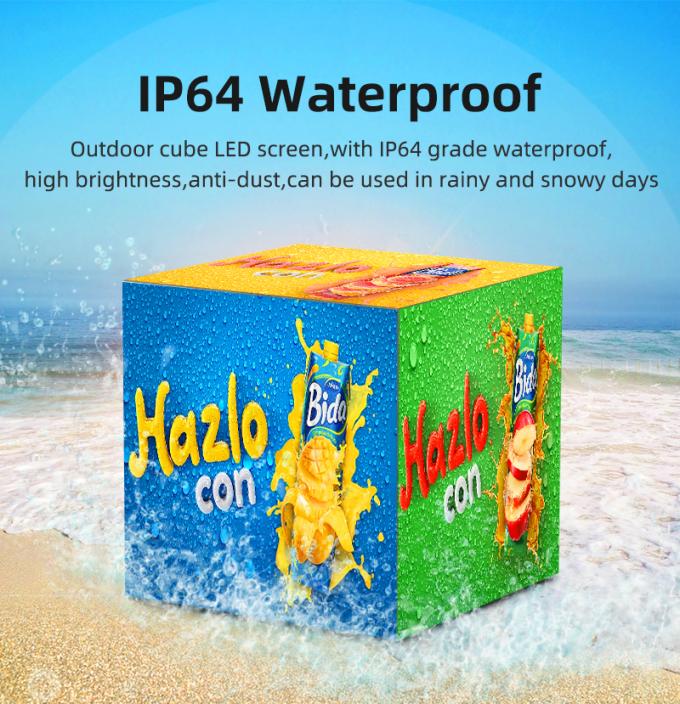 Cube LED Display P2.5 P3 P4mm Individualisierte Werbung für Einzelhandelsgeschäfte Cube LED-Bildschirm 3