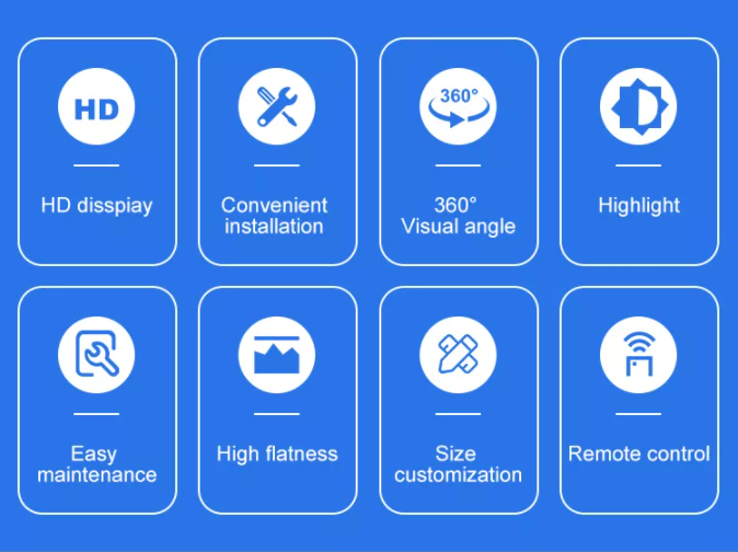P2.5 P3 P3.91 P4.81 LED-Würfel-Logo-Anzeige Kreative LED-Anzeigetafel für Innen- und Außenwerbung 2