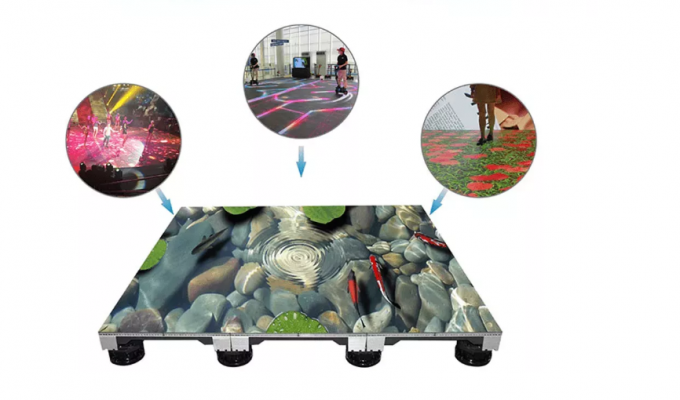 Boden-LED-Display IP65 wasserdichtes Design Boden-LED-Display Schwerlast-Stand-LED-Display Indoor-Outdoor-Tanzboden-LED-Display 4