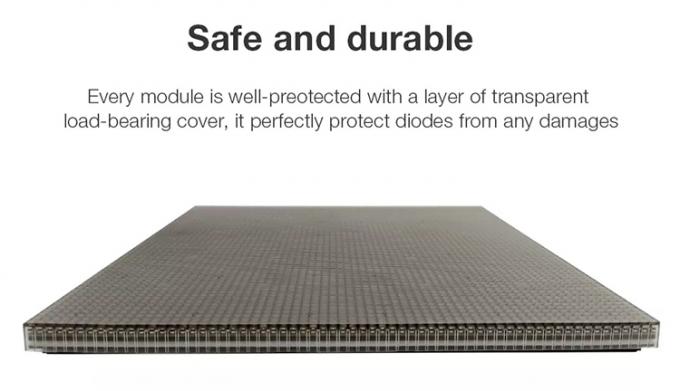 LED-Tanzfläche Display Miet-Fliesen-Panel 500*1000 High Refresh LED-Bühne Hochzeits-Bildschirm Wand P2.9 Interaktives LED-Display 4