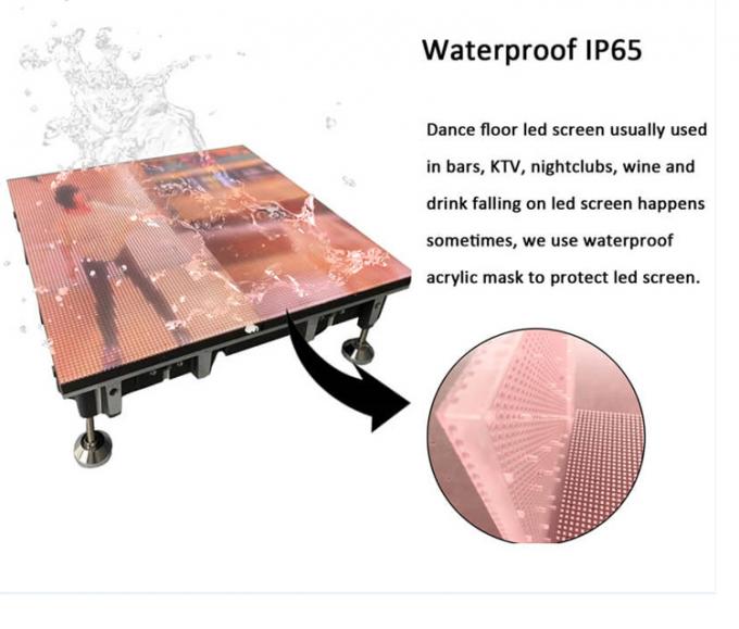 LED-Tanzfläche Display Miet-Fliesen-Panel 500*1000 High Refresh LED-Bühne Hochzeits-Bildschirm Wand P2.9 Interaktives LED-Display 7
