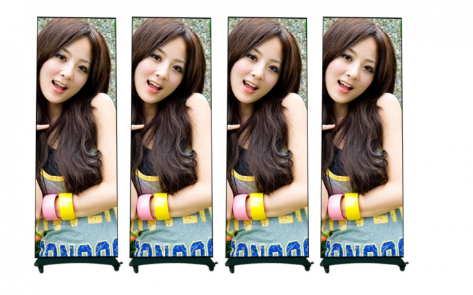 HD Bewegliche LED-Plakate Bildschirm Innen-Außen-Boden Stehend P1.8 P2 Klappbare LED-Plakate Bildschirm P2.5 Led-Plakate 2