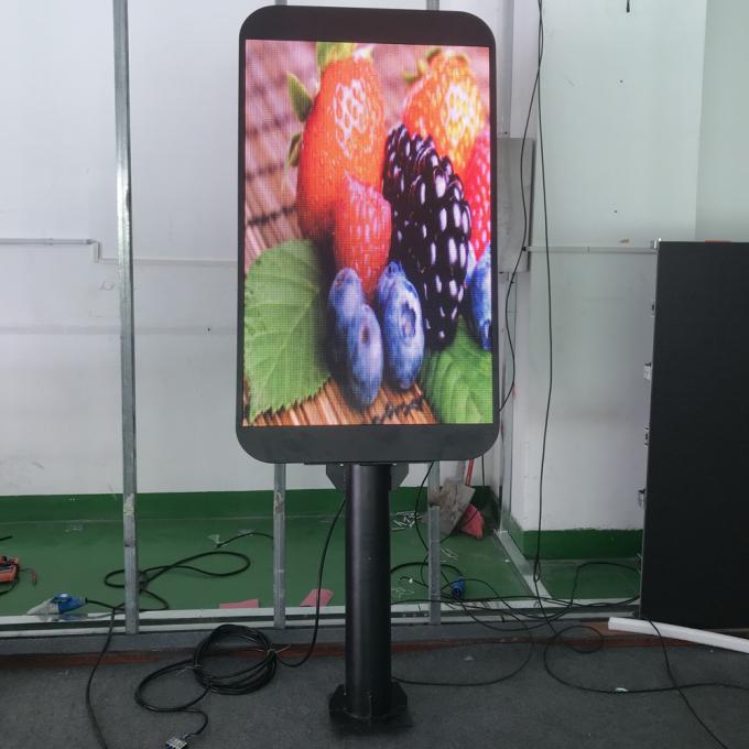 LED-Anzeigetafel für Straßenlaternen im Freien Werbung P4 Bildschirm drahtlose zentrale Verwaltung Zeichen 1