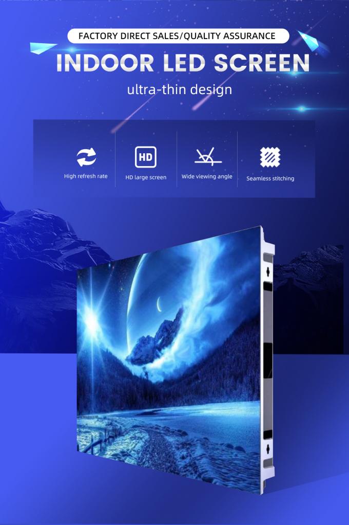 8K 4K HD P1.2 P1.5 P1.8 P2 P2.5 P3 Vollfarbe Ultrathin Fixed Indoor LED Video Wandbildschirm 0