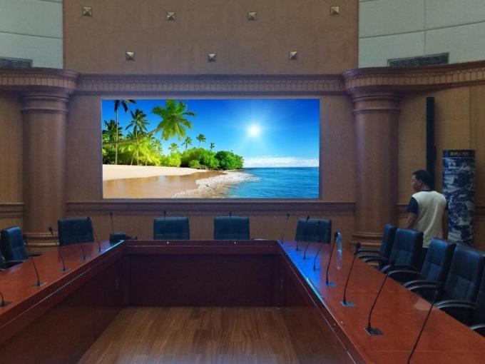 Wasserdicht COB Innenraum Kleines Pixel Pitch P0.6 P0.7 P0.9 P1.25 Mikro dünne Kirche Led Video Wandbildschirm 3