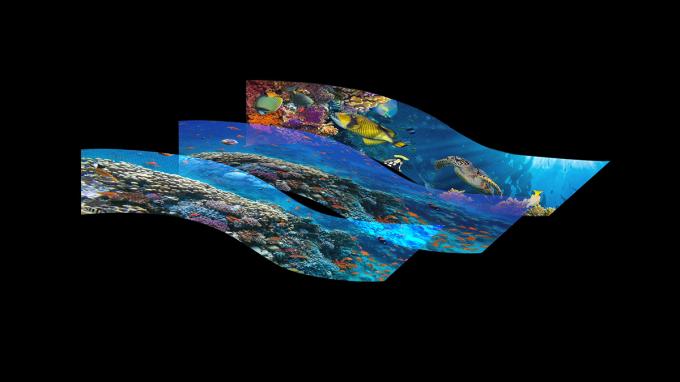 Transparent P3.91 Holographischer Led-Bildschirm Vollfarb-Led-Display-Bildschirm Holographischer unsichtbarer unsichtbarer Led-Bildschirm 6