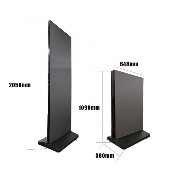 Foldable Led Poster Screen Portable Foldable GOB Led Werbe-Maschine für Einkaufszentren Konferenzraum Werbung 8