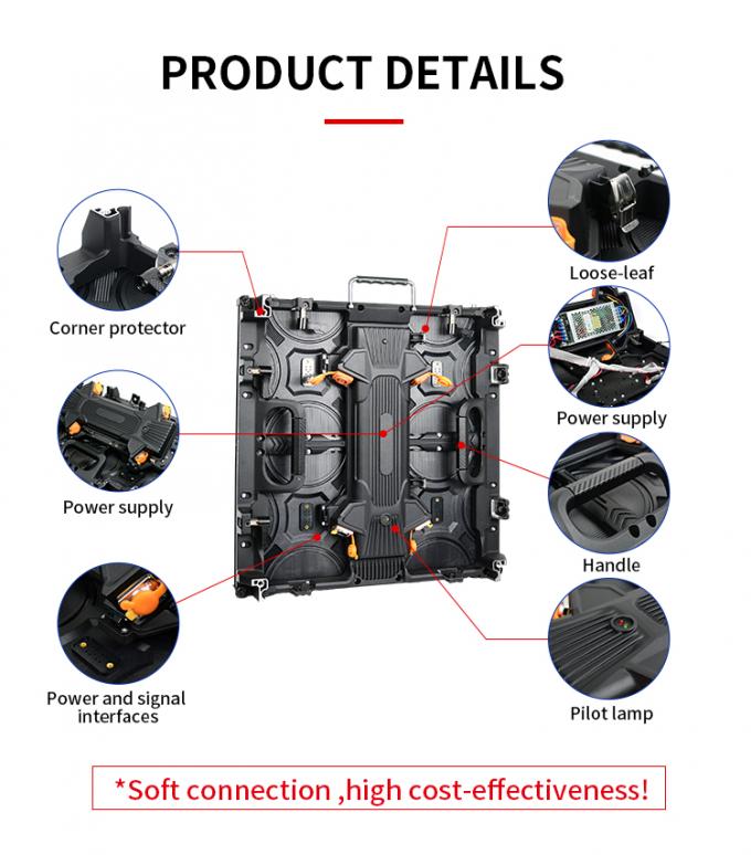 P3.91 P2.6 Mietfilm LED-Bildschirm Weihnachtsshow Tanzparty LED-Bildschirm Veranstaltungen Backstage Kirche LED-Videowand 0