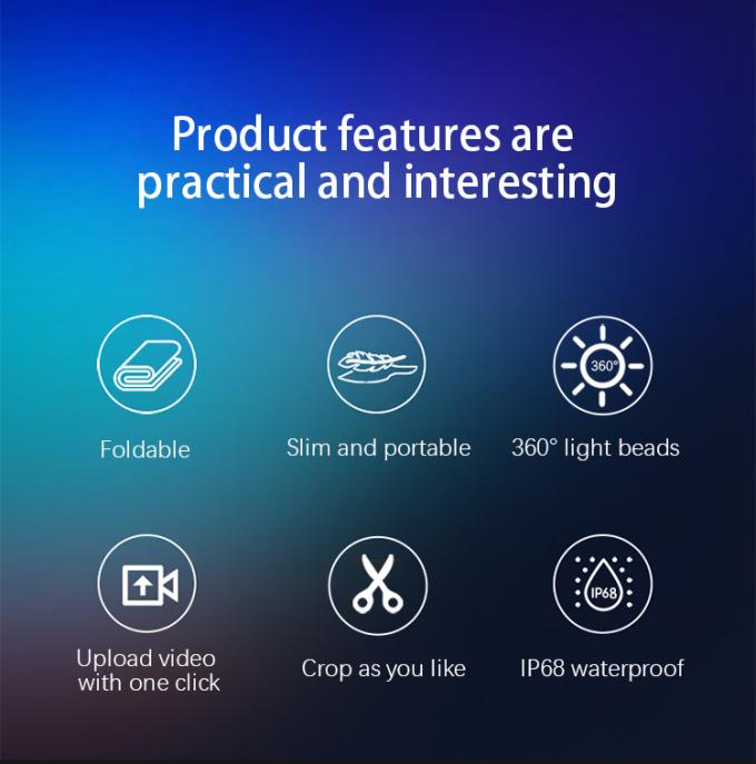 Fliegende LED-Anzeige mit Drohnen-Magic-Carpet-Bildschirm LED-Film-Bildschirm Wiederaufladbar für Außenwerbung Kundenspezifisch 1