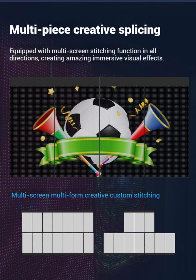 Fliegende LED-Anzeige mit Drohnen-Magic-Carpet-Bildschirm LED-Film-Bildschirm Wiederaufladbar für Außenwerbung Kundenspezifisch 4