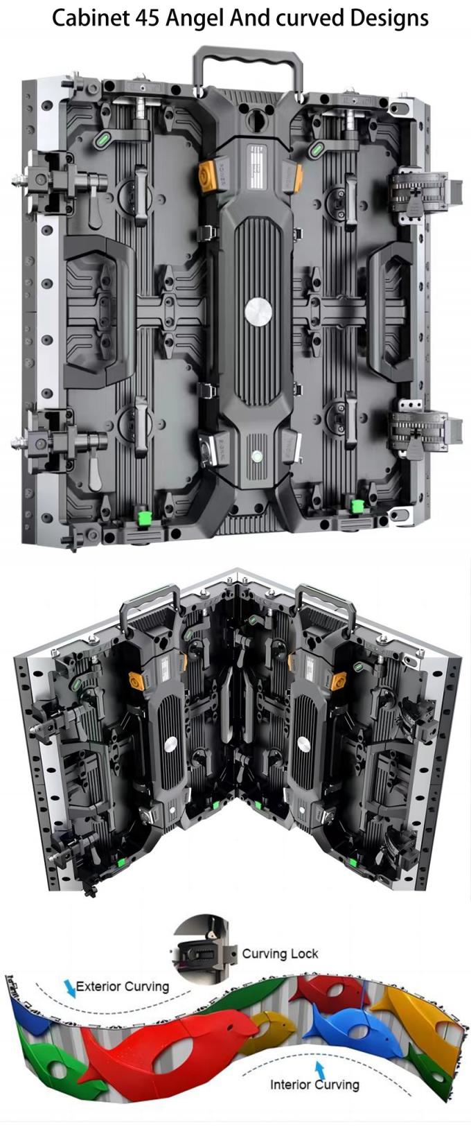 Indoor Outdoor LED-Bildschirm P1.56 P1.95 P2.6 P2.97 P3.91 für Bühnen-Videowand-Anzeigetafel 2