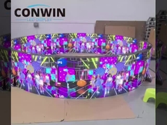 Anpassbarer Soft-Led-Bildschirm Fernsehbildschirm P3 Indoor Flexible Led Panel Sexy-Bildschirm Preis