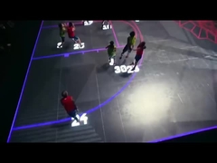 Vollfarbiger interaktiver digitaler Tanz-LED-Floorfliesenbildschirm